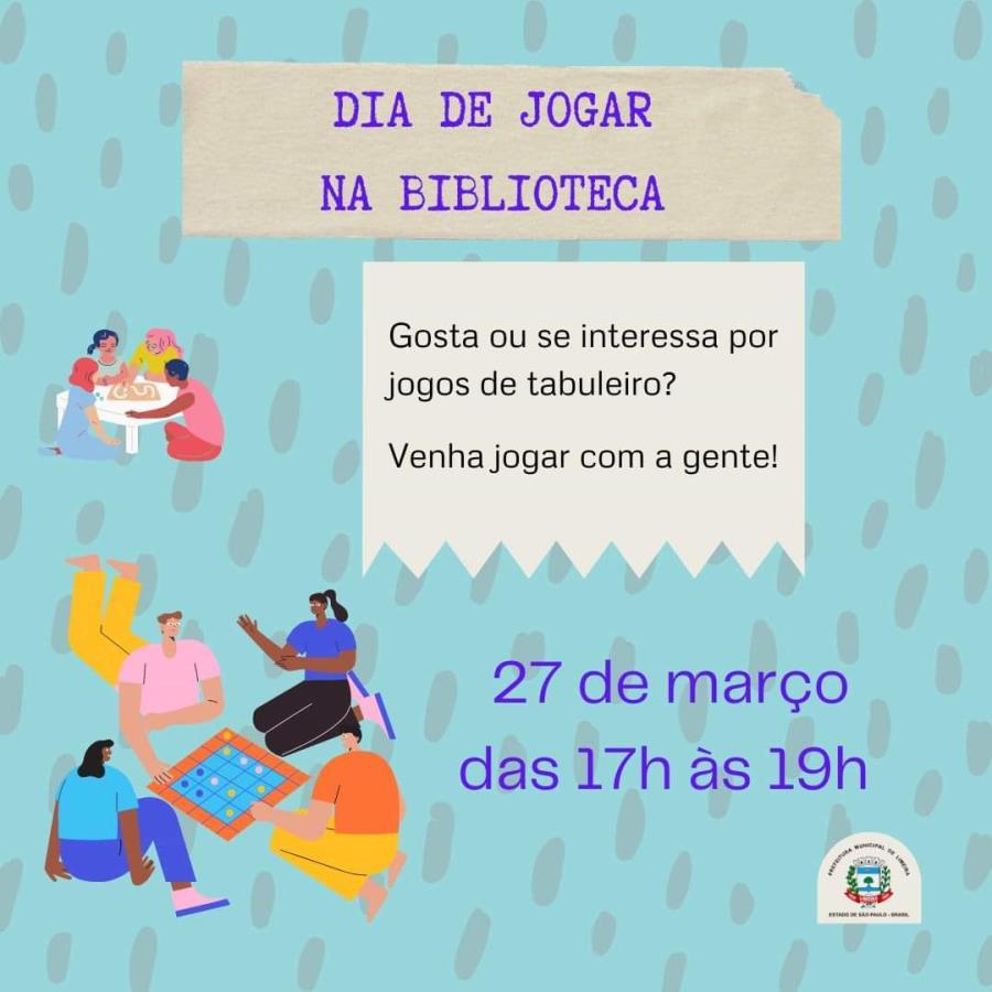 Jogos de Tabuleiro: Dia de Jogar na Biblioteca